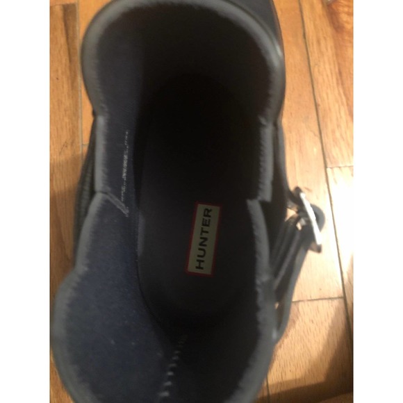 Hunter Chelsea  Quilted Gloss Rain Boots Size 9 - Picture 4 of 5